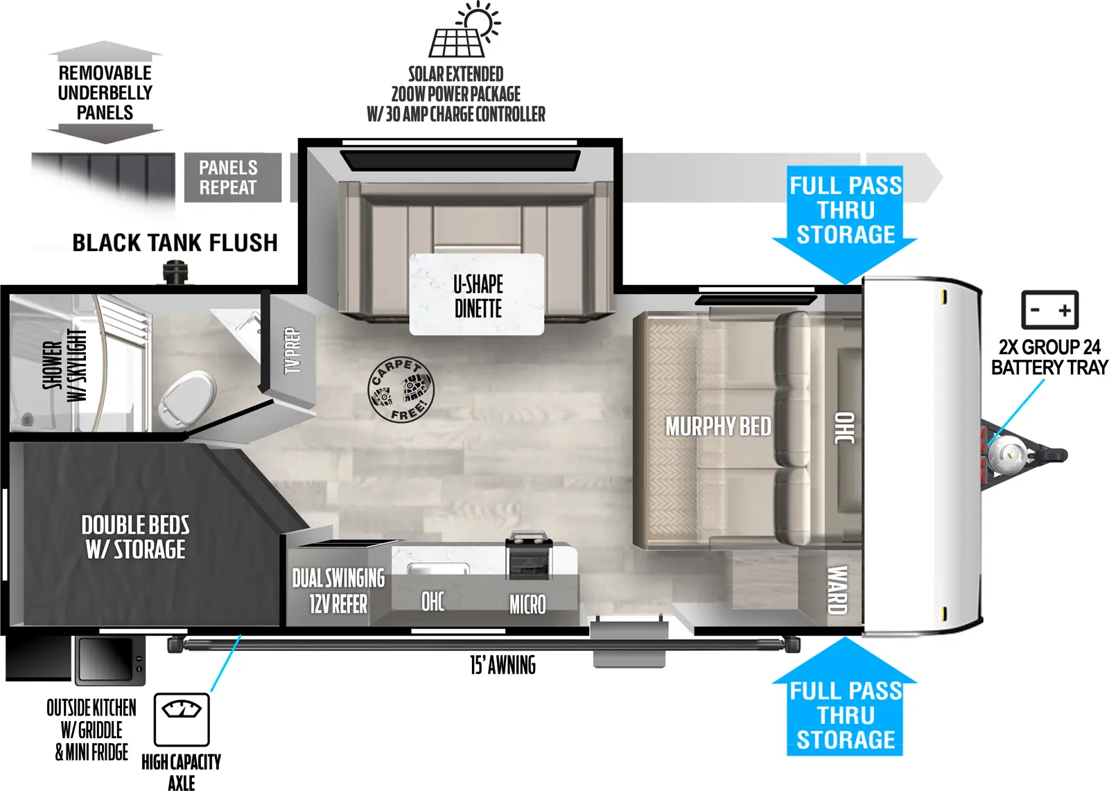 Salem Fsx Northwest 178BHSK Floorplan